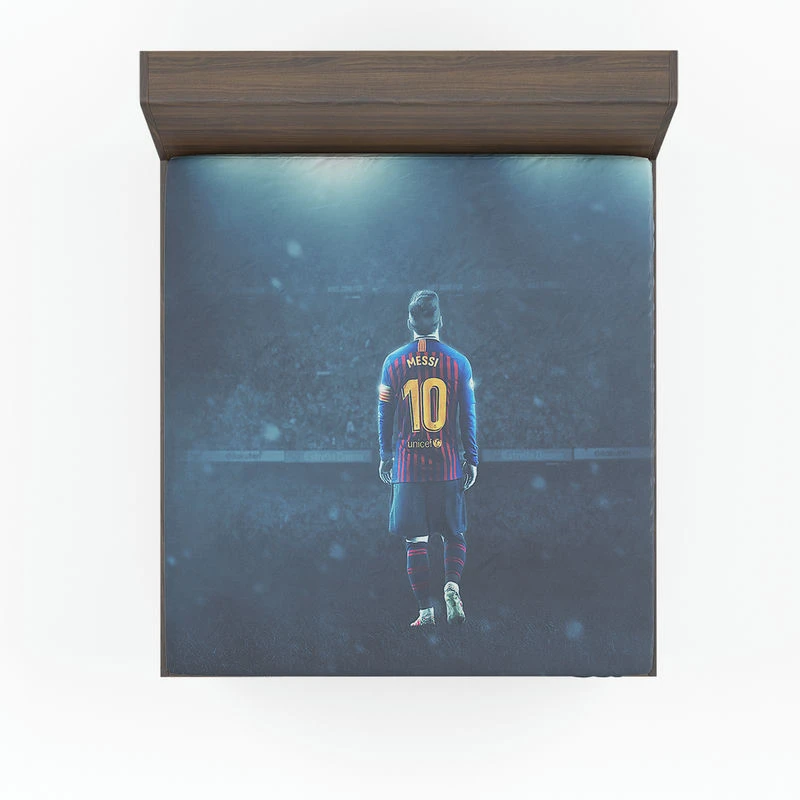 Lionel Messi Sports Player Fitted Sheet