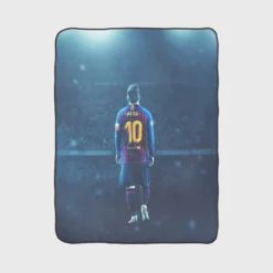 Lionel Messi Sports Player Fleece Blanket 1