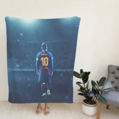 Lionel Messi Sports Player Fleece Blanket