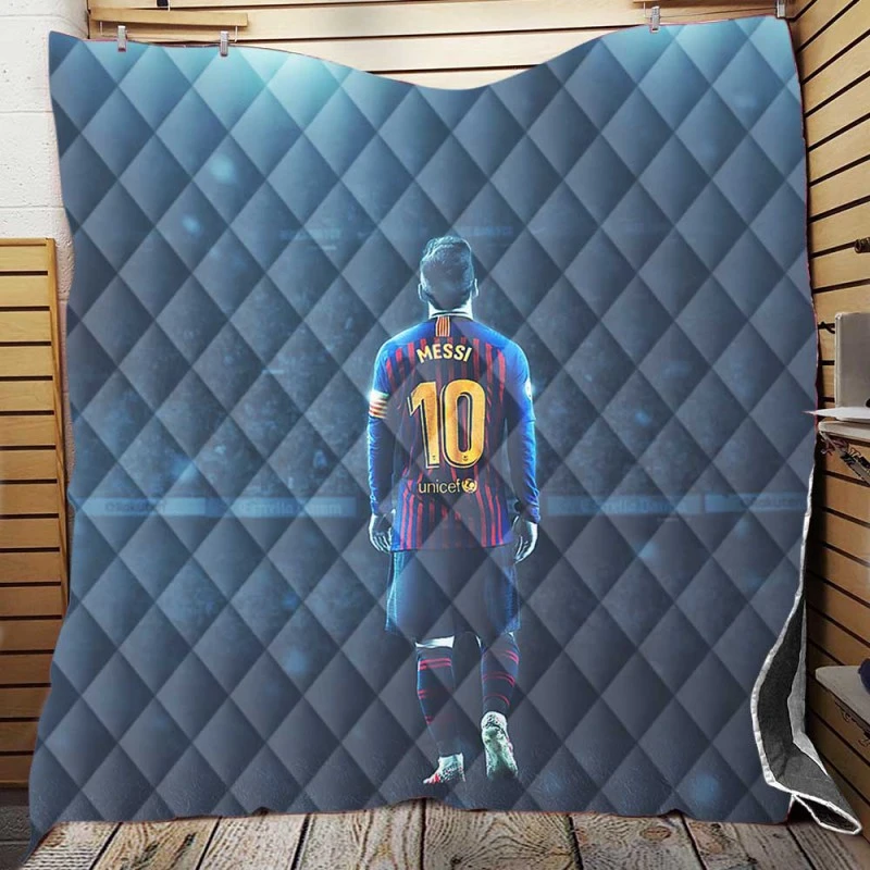 Lionel Messi Sports Player Quilt Blanket