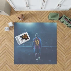 Lionel Messi Sports Player Rug