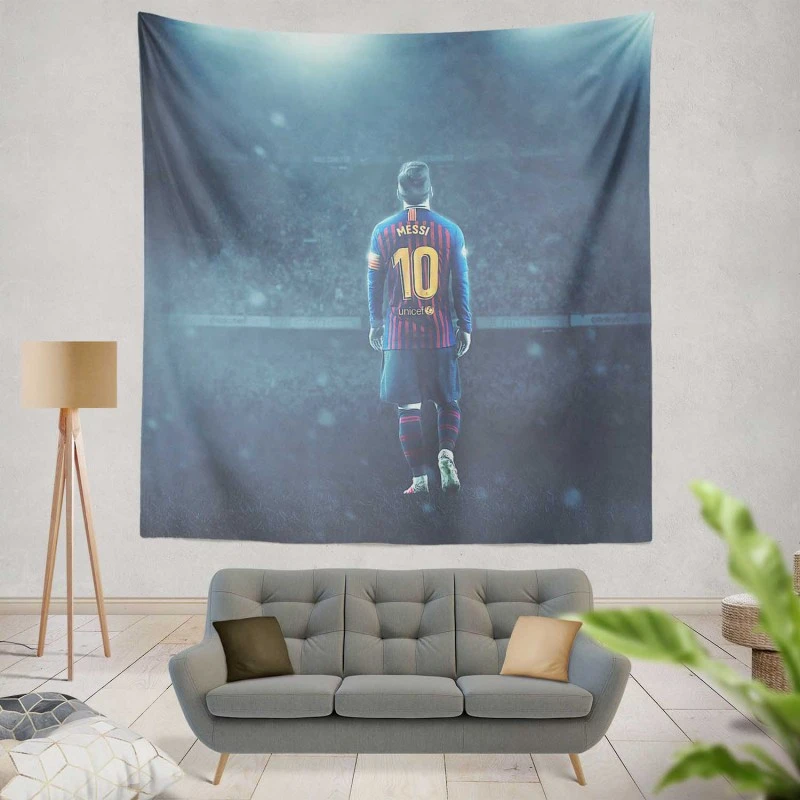 Lionel Messi Sports Player Tapestry