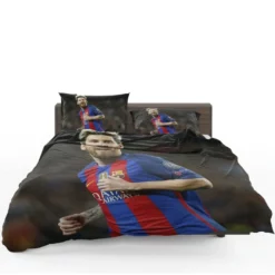 Lionel Messi UEFA Champions League Footballer Bedding Set