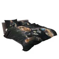 Lionel Messi  in Argentina Black Jersey Bedding Set 2