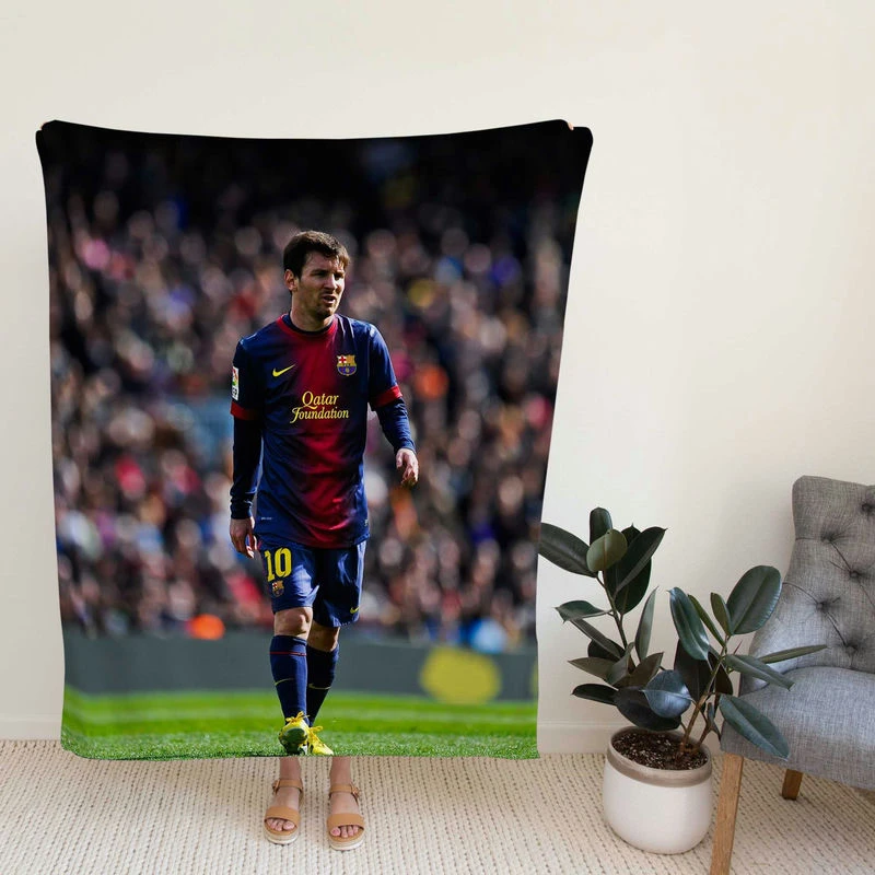 Lionel Messi keen sports Player Fleece Blanket