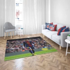 Lionel Messi keen sports Player Rug 2