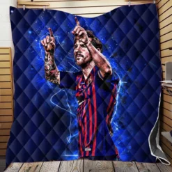 Lionel Messi professional sports Player Quilt Blanket