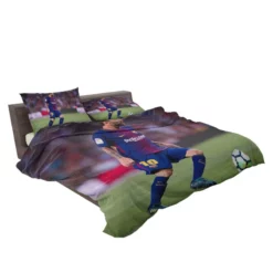 Lionel Messi with Barcelona Uniform Bedding Set 2