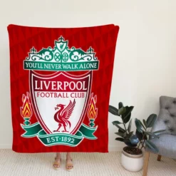 Liverpool FC Awarded English Football Club Fleece Blanket