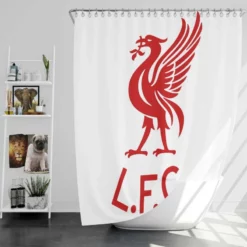 Liverpool FC British FA Cup Football Team Shower Curtain