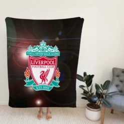 Liverpool FC Exciting Football Club Fleece Blanket