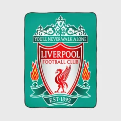 Liverpool FC The club competes in the Premier League Fleece Blanket 1