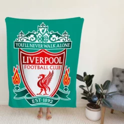 Liverpool FC The club competes in the Premier League Fleece Blanket