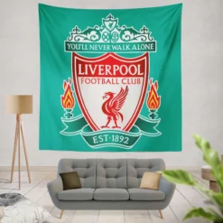 Liverpool FC The club competes in the Premier League Tapestry