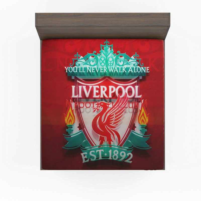 Liverpool Football Encouraging Football Club Fitted Sheet