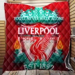 Liverpool Football Encouraging Football Club Quilt Blanket