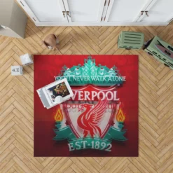 Liverpool Football Encouraging Football Club Rug