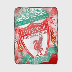 Liverpool Football Logo Fleece Blanket 1