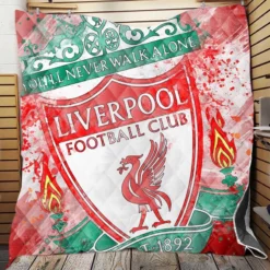Liverpool Football Logo Quilt Blanket
