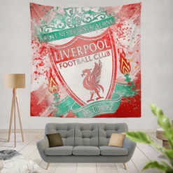 Liverpool Football Logo Tapestry