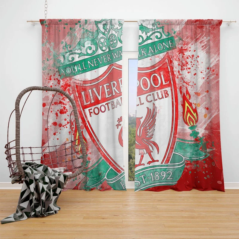 Liverpool Football Logo Window Curtain