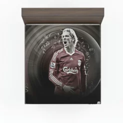 Liverpool Football Player Fernando Torres Fitted Sheet