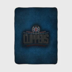 Los Angeles Clippers Energetic NBA Basketball Club Logo Fleece Blanket 1