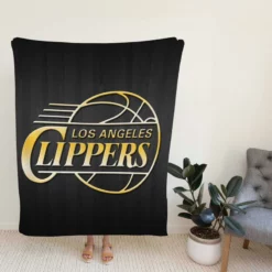 Los Angeles Clippers Professional NBA Basketball Club Fleece Blanket
