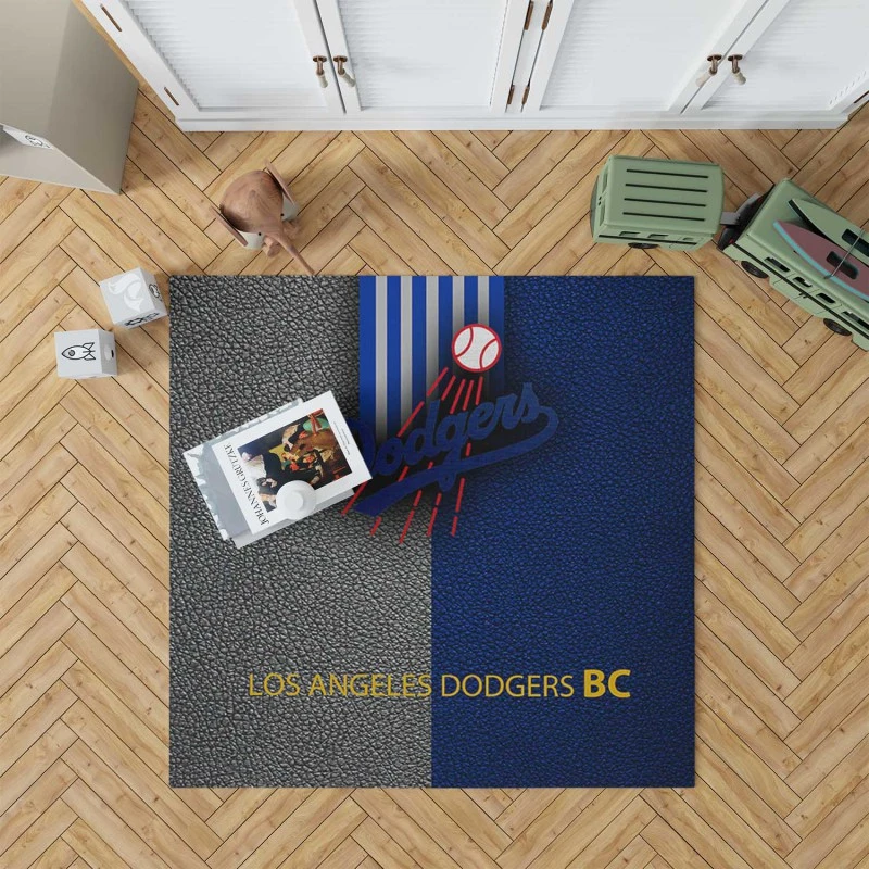 Los Angeles Dodgers Excellent MLB Baseball Club Rug