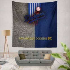 Los Angeles Dodgers Excellent MLB Baseball Club Tapestry