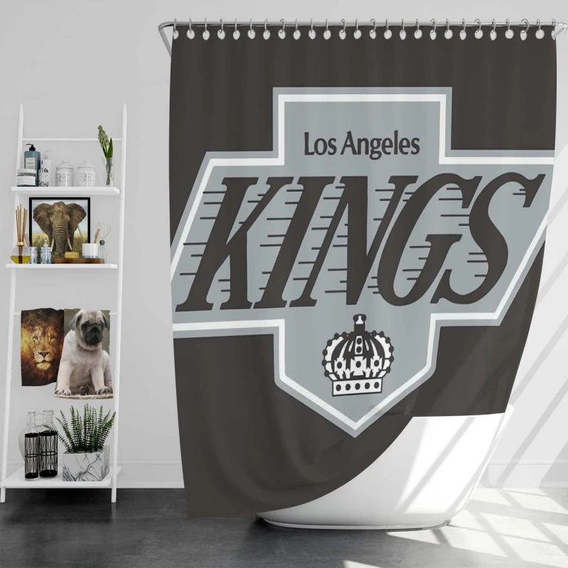 Los Angeles Kings professional ice hockey team Shower Curtain