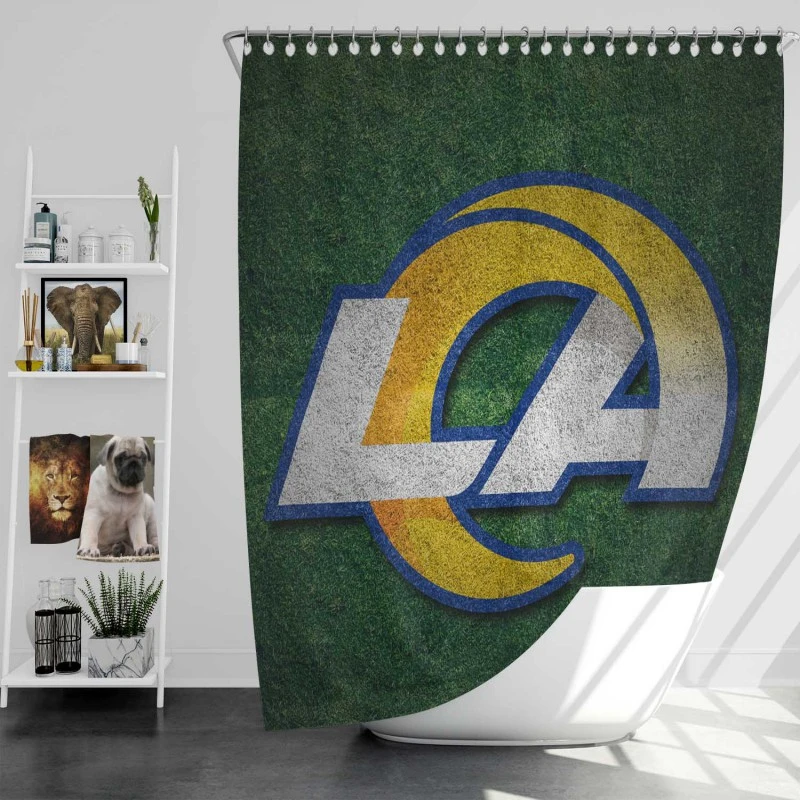 Los Angeles Rams Awarded NFL Expansion Franchise Shower Curtain