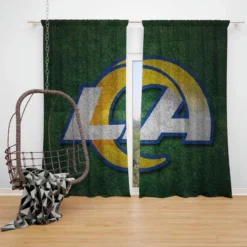Los Angeles Rams Awarded NFL Expansion Franchise Window Curtain