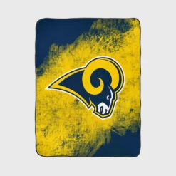 Los Angeles Rams Energetic NFL Club Fleece Blanket 1