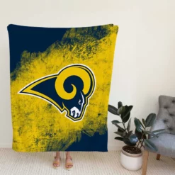 Los Angeles Rams Energetic NFL Club Fleece Blanket