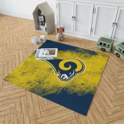 Los Angeles Rams Energetic NFL Club Rug 1