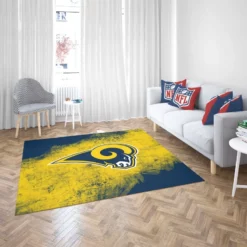 Los Angeles Rams Energetic NFL Club Rug 2