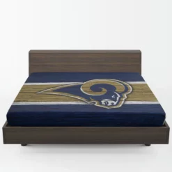 Los Angeles Rams NFL Club Logo Fitted Sheet 1