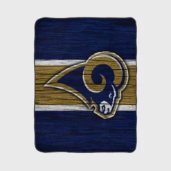 Los Angeles Rams NFL Club Logo Fleece Blanket 1