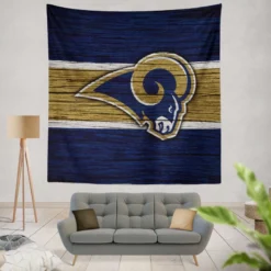 Los Angeles Rams NFL Club Logo Tapestry
