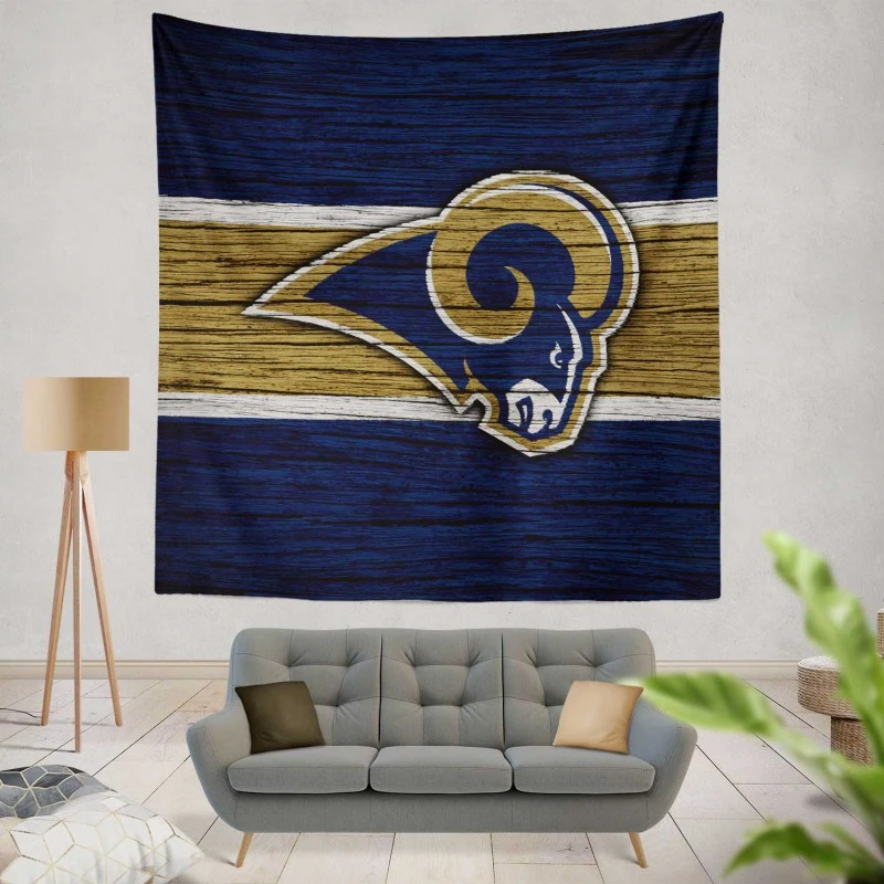 Los Angeles Rams NFL Club Logo Tapestry