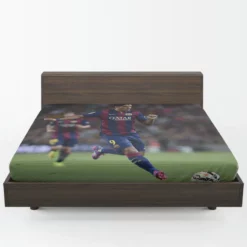 Luis Suarez Barcelona Star Soccer player Fitted Sheet 1