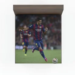 Luis Suarez Barcelona Star Soccer player Fitted Sheet