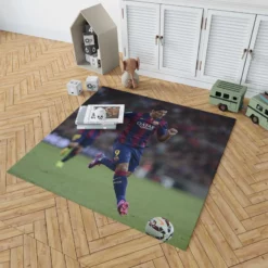 Luis Suarez Barcelona Star Soccer player Rug 1