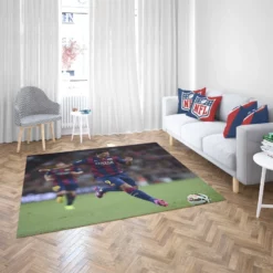 Luis Suarez Barcelona Star Soccer player Rug 2