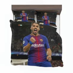 Luis Suarez Powerful Barcelona Club Player Bedding Set 1