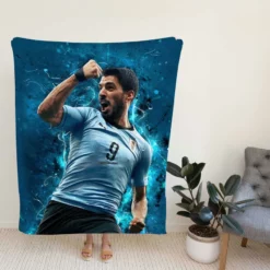 Luis Suarez Premier League Golden Boot Player Fleece Blanket