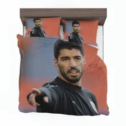 Luis Suarez in Black Jersey Bedding Set 1