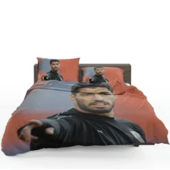 Luis Suarez in Black Jersey Bedding Set