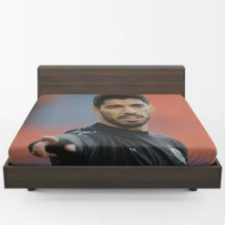 Luis Suarez in Black Jersey Fitted Sheet 1